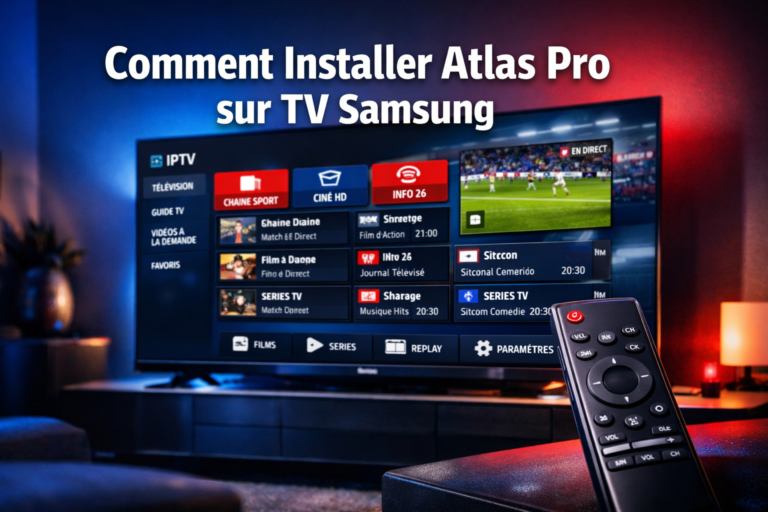 Comment Installer Atlas Pro ONTV sur TV Samsung : Guide Complet 2026