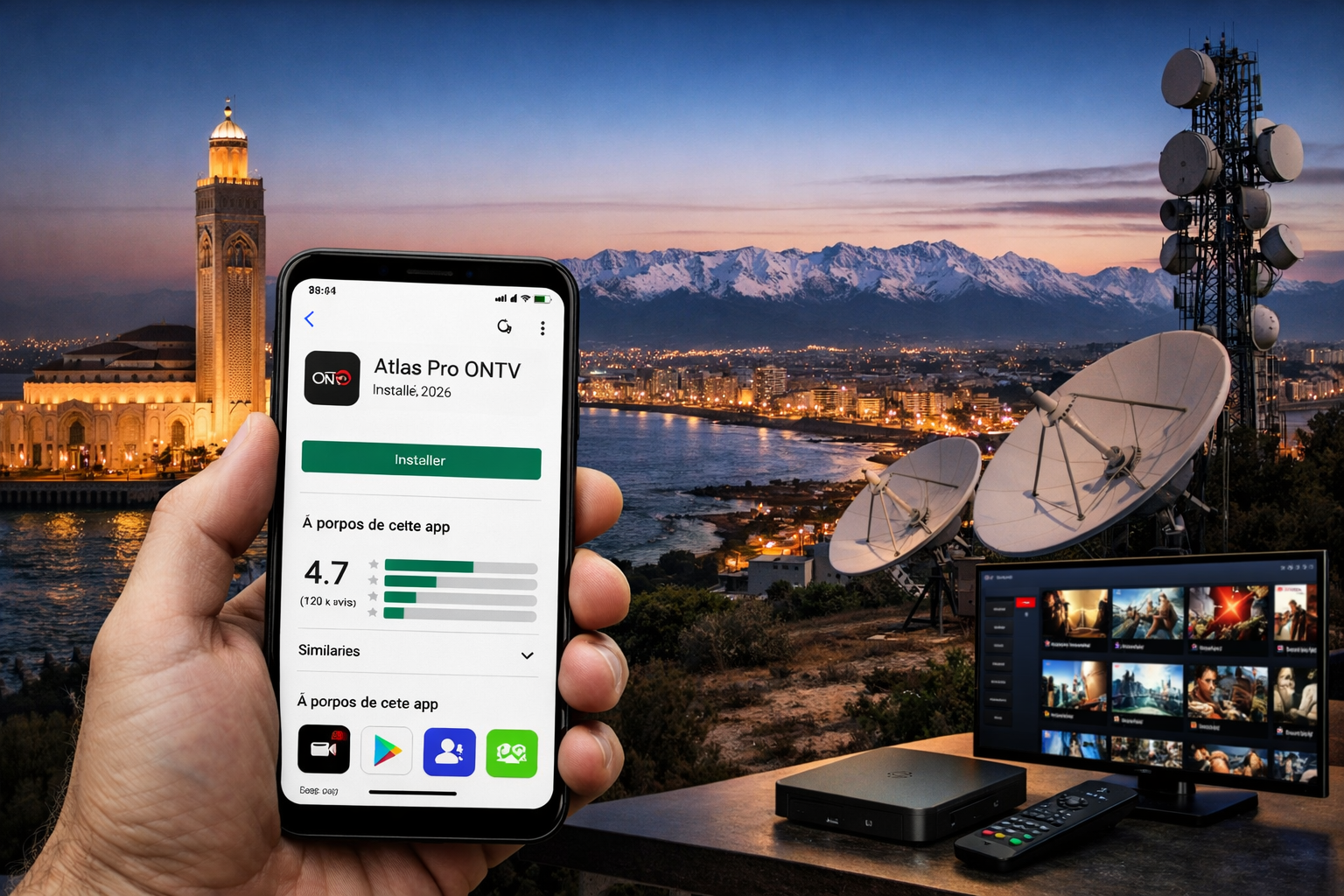 Atlas Pro ONTV Application Play Store