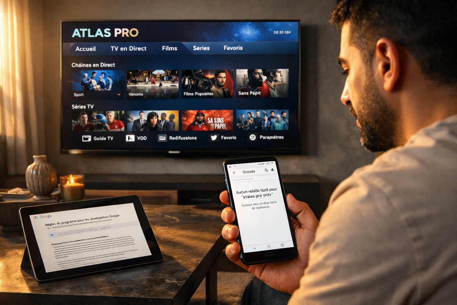 FAQ Atlas Pro ONTV et Play Store